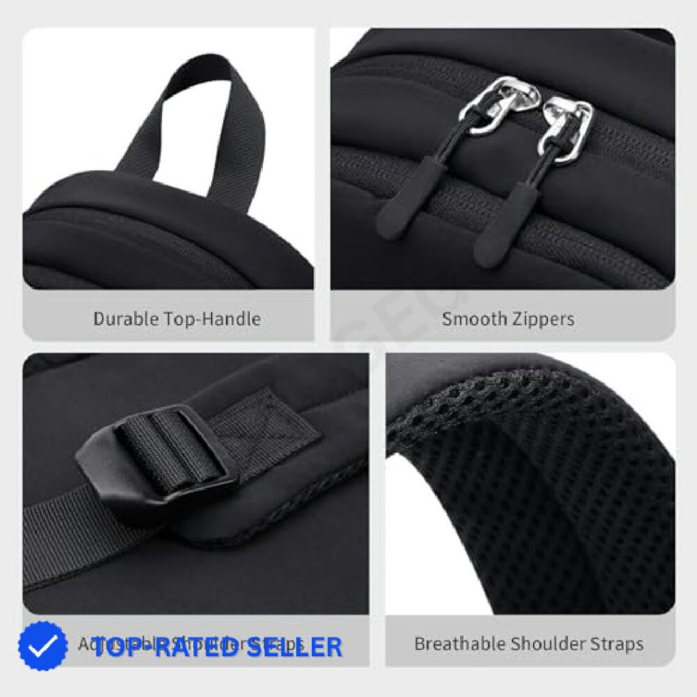 Lightweight Nylon Mini Backpack Daypack Versatile… - image 4